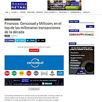 Cencosud y Millicom, en el top de las millonarias transacciones de la dcada